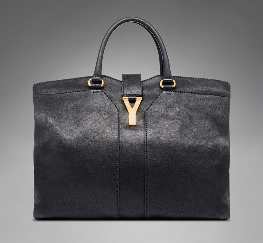 black Yves Saint Laurent bag