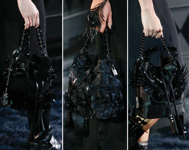 black bags Vuitton Spring Summer 2014