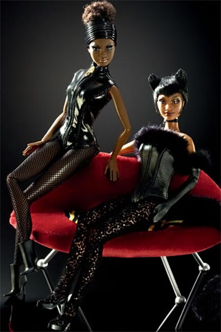 Black Barbie Vogue Italy July 2009 lingerie