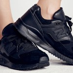 black sneakers New Balance 530 retro black