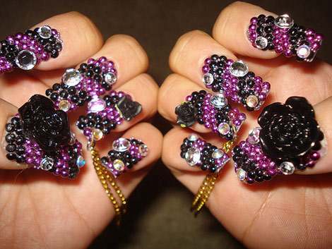 blackberry manicure