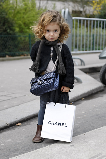 The Cutest Blue Chanel 2.55 Bag in Paris - StyleFrizz