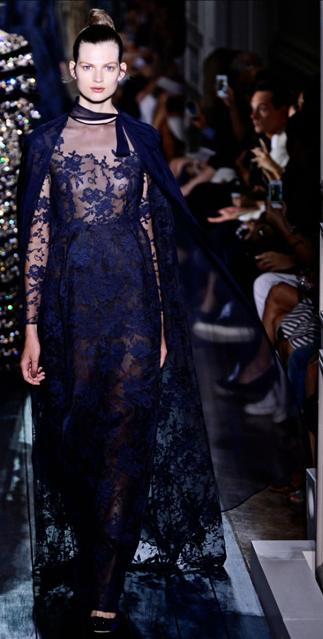 blue is the new Valentino Couture Fall 2012 collection