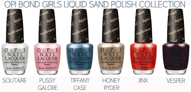 Bond Girls nails OPI Liquid Sand Bond Girls Polish
