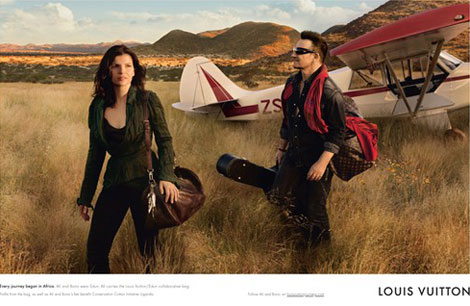 Bono wife Ali Hewson Louis Vuitton core values ad campaign