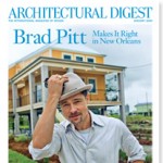 Brad Pitt Architectural Digest January 2009 New Orleans cover