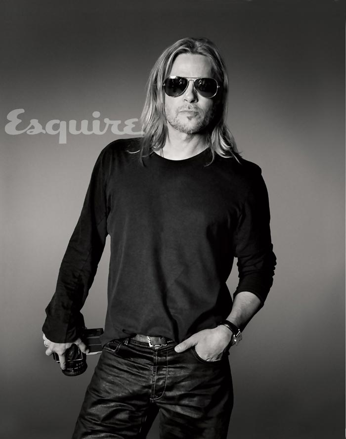 Brad Pitt Esquire by Max Vadukul