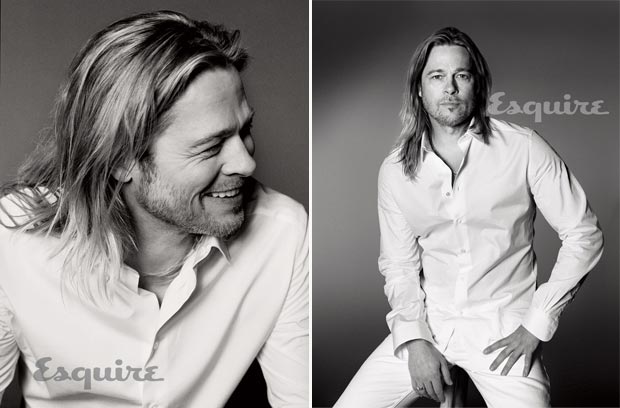 Brad Pitt Black And White Esquire Pictures Bring Brangelina On My Mind