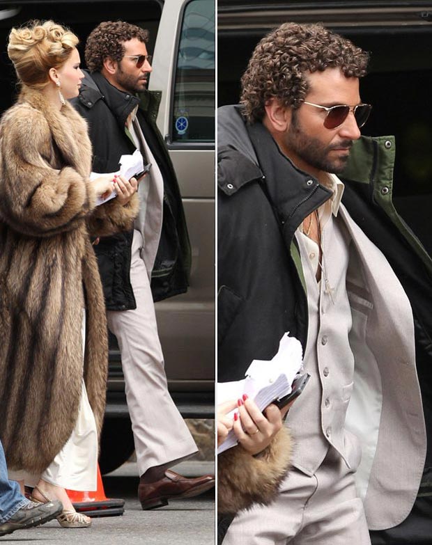 April Hair: Bradley Cooper Gets A Perm, Starring With Jennifer Lawrence Again