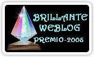 Brillante Weblog Premio Blog Award