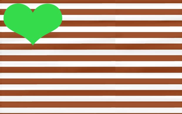 brown stripes bright green colors combo