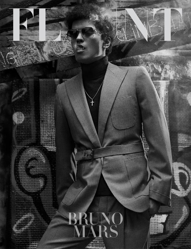 Bruno Mars covers Flaunt Magazine