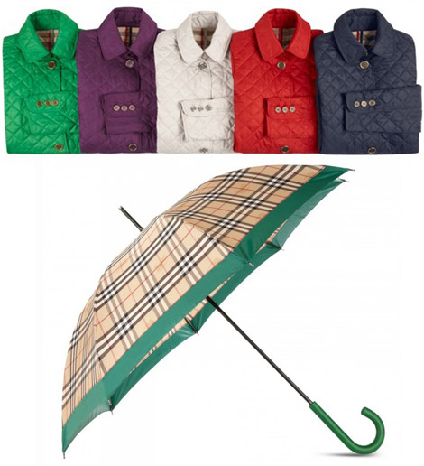 Burberry April Showers collection 2010 umbrella