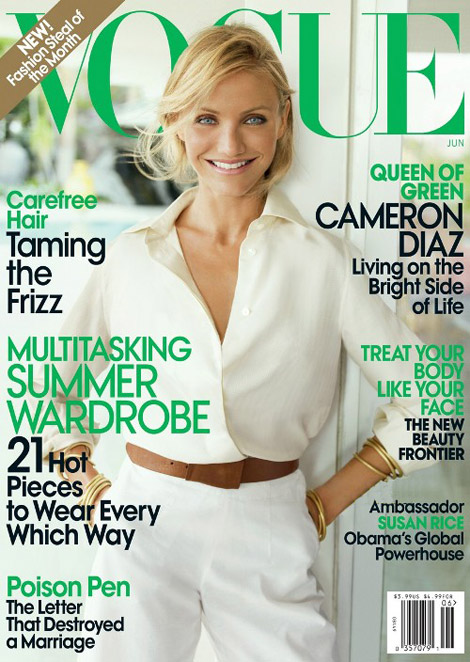 Cameron Diaz Does Vogue In June 2009