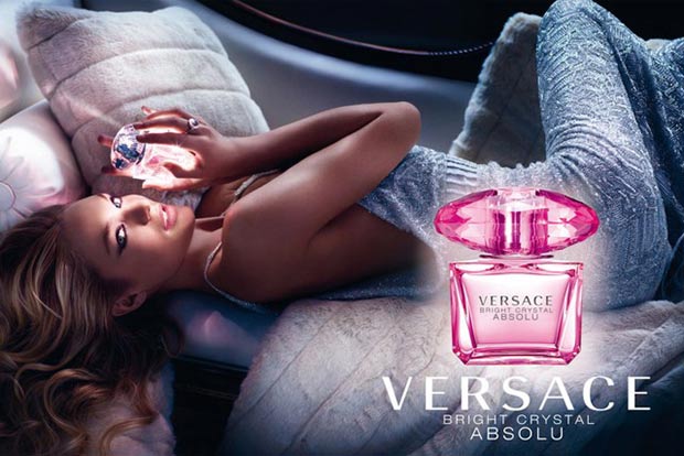 Candice Swanepoel ad Versace Bright Crystal Absolu perfume