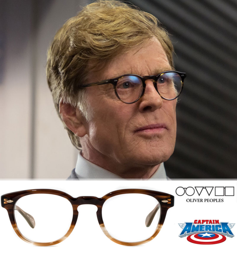 Captain America eyeglasses Alexander Pierce Robert Redford Oliver Peoples