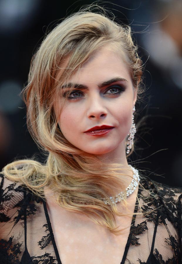 Cara Delevingne cleavage Cannes 2013