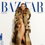 Carmen Kass covers Harper s Bazaar Spain January 2013