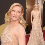 Cate Blanchett 2014 Oscars jewelry hair makeup