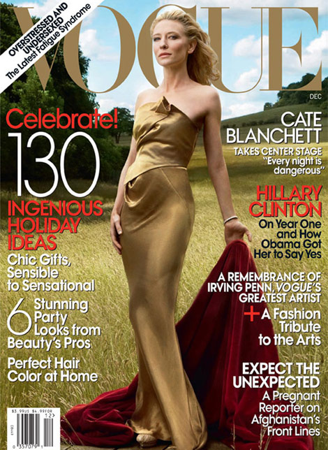 Cate Blanchett cover Vogue US December 2009
