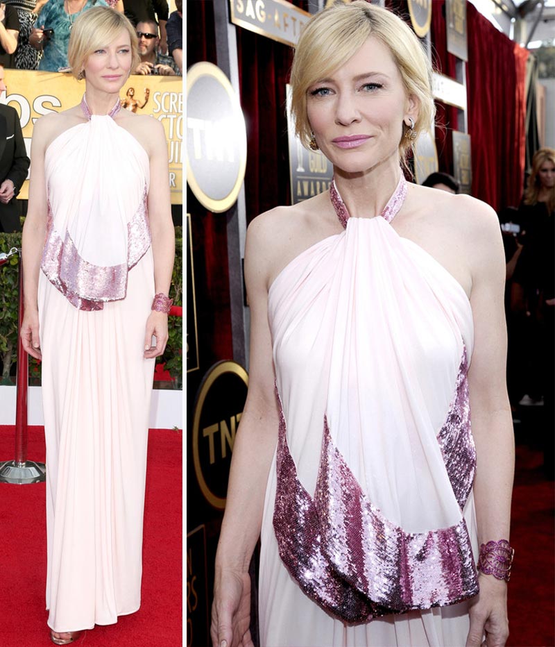 Cate Blanchett dress 2014 SAG Awards Red Carpet