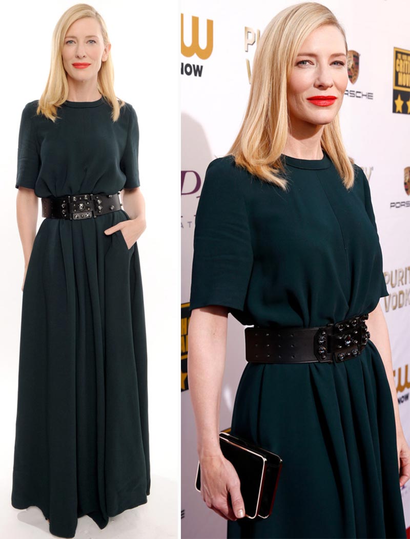 Cate Blanchett hair dress 2014 Critics Choice Awards