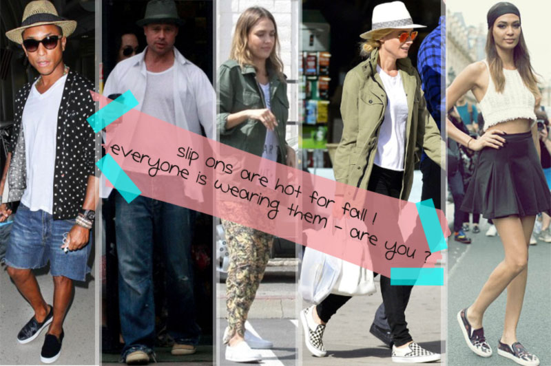 celebrities favorite footwear slip on sneakers