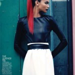 Chanel Iman Flare October 2010 photos Max Abadian