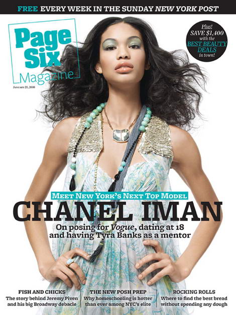 Chanel Iman Does Page Six Magazine