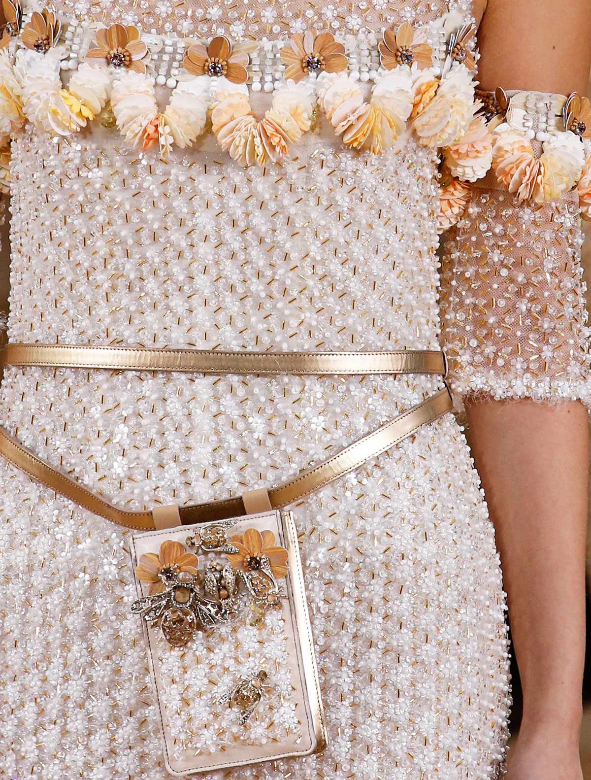 Chanel Summer 2016 Couture beads wood