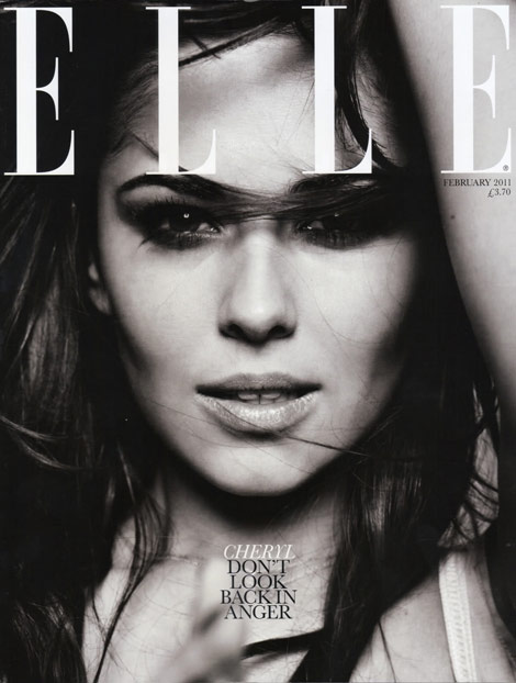 Cheryl Cole Elle February 2011 subscriber cover