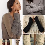 Chic and warm winter legs arms warmers