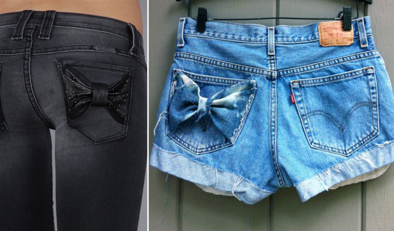 chic cool ways to wear bows pants pockets