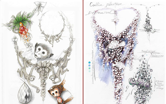 Chopard Animal World Collection drawings