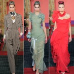 Christian Lacroix Couture Spring 09 red beige