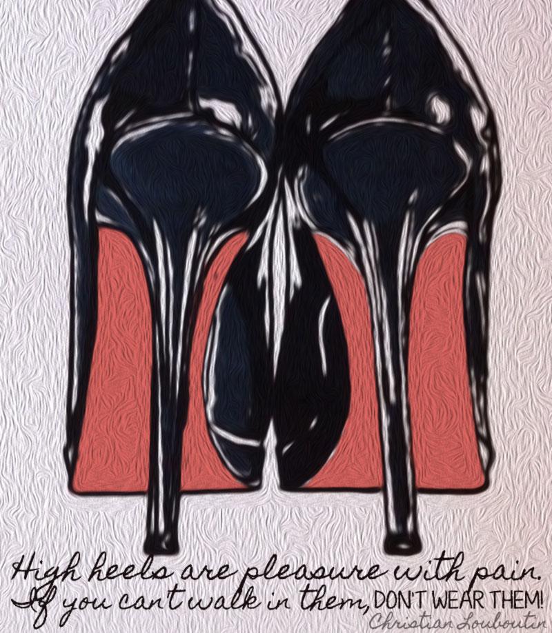 Christian Louboutin about high heels