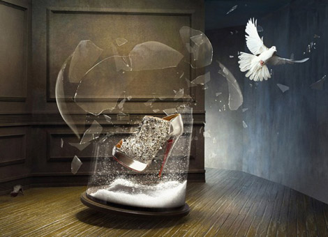 Christian Louboutin Fall Winter 2010 ad campaign Ice Queen