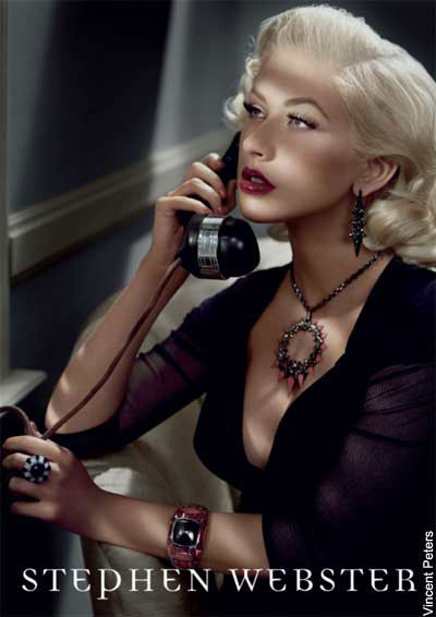 Christina Aguilera for Stephen Webster Ad Campaign