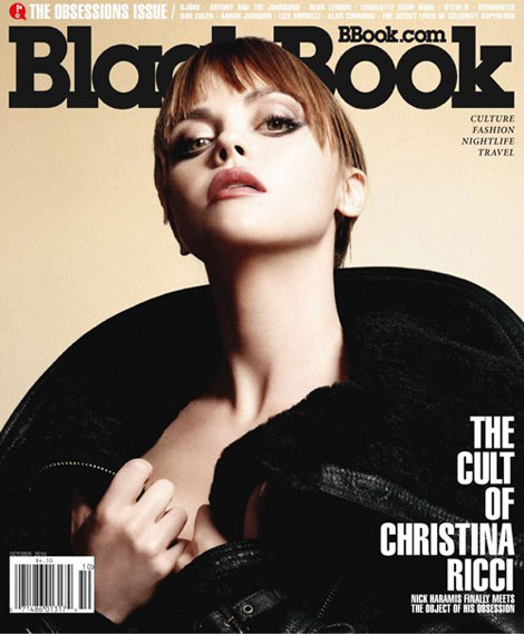 Christina Ricci BlackBook Magazine October 2010 cover