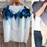 Christmas gifts for Hipsters Ombre Tshirt scarf