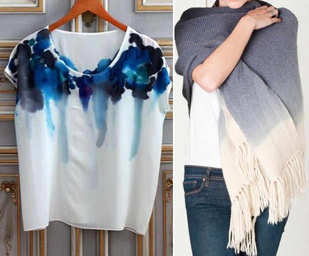 Christmas gifts for Hipsters Ombre Tshirt scarf
