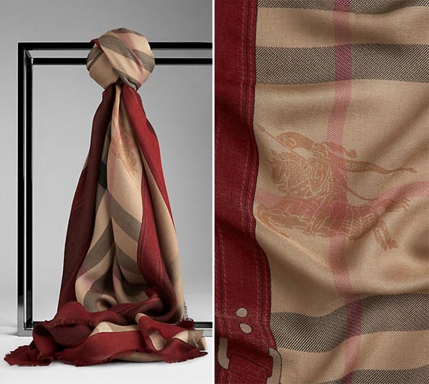 christmas gifts for fashionistas designer scarf burberry