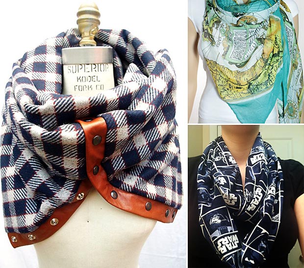 Christmas gifts quirky scarf for hipsters