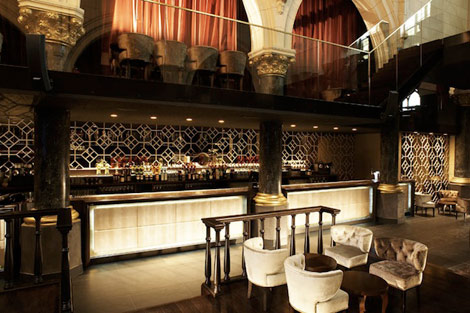 Church Club Brussels bar surroundings