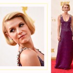 Claire Danes 2015 Emmy Awards red carpet hairdo
