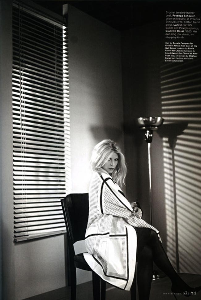 Claire Danes ELLE US February 2013 photographed by Carter Smith