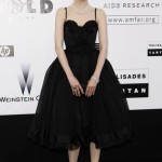 Claudia Schiffer D G black dress Cannes 2009