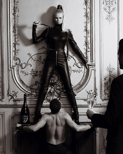 Claudia Schiffer for Dom Perignon Pictures