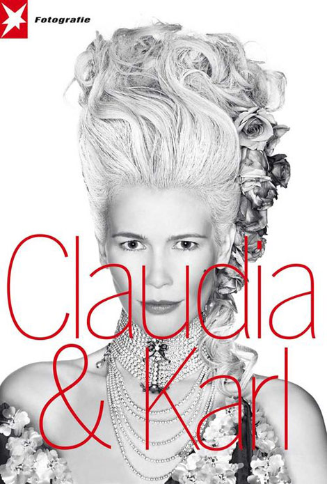 Claudia Schiffer Karl Lagerfeld Stern Fotografie cover