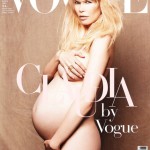 Claudia Schiffer Pregnant Vogue Germany June 2010 cover